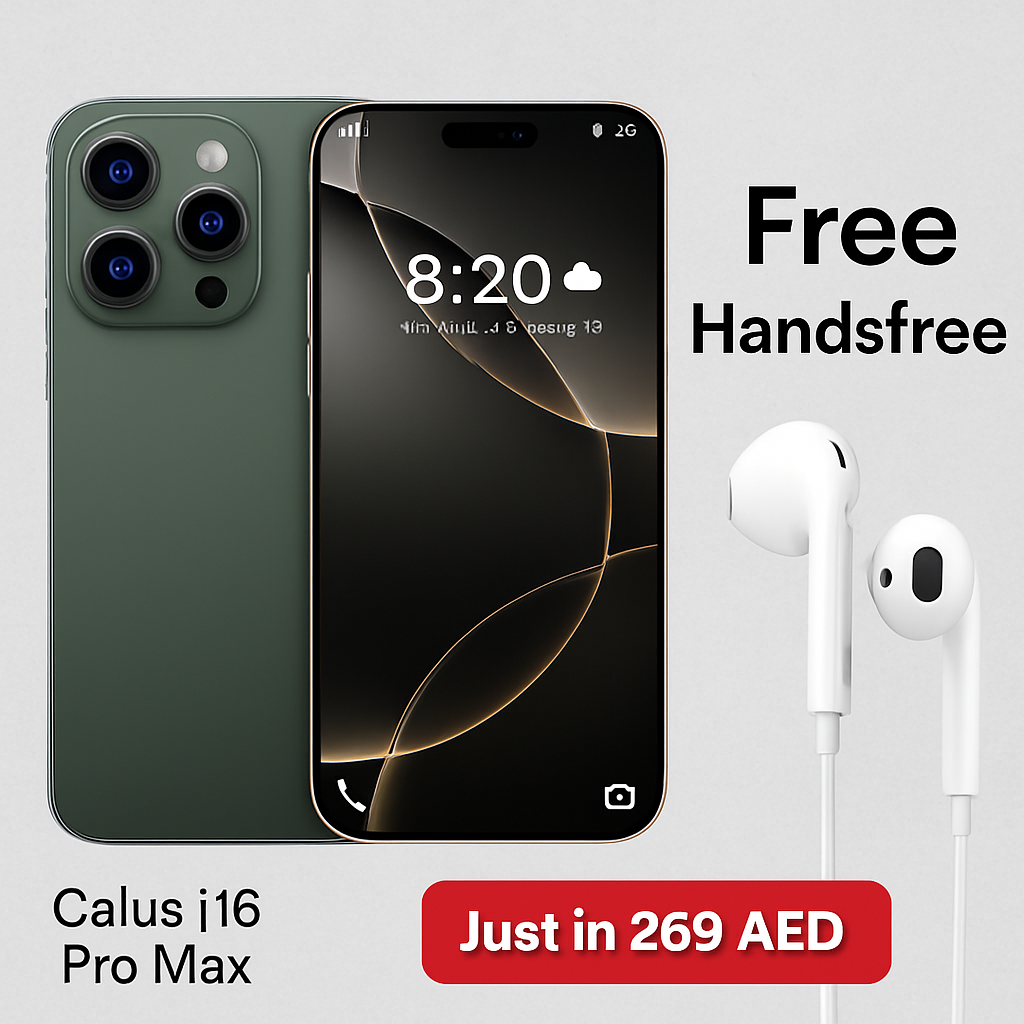 Calus 16 pro max phone 📱 8GB Ram 128 GB Memory With Free All Accessories