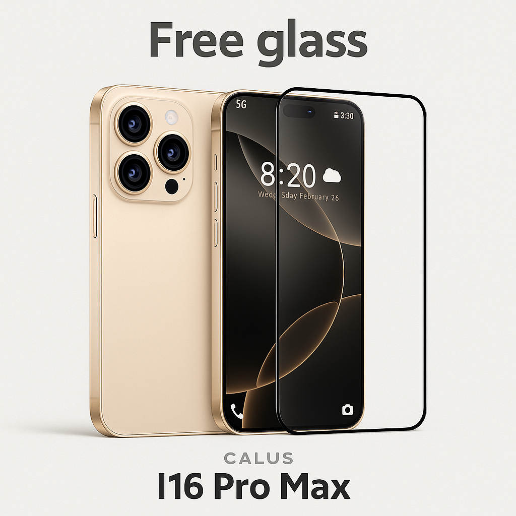 Calus 16 pro max phone 📱 8GB Ram 128 GB Memory With Free All Accessories