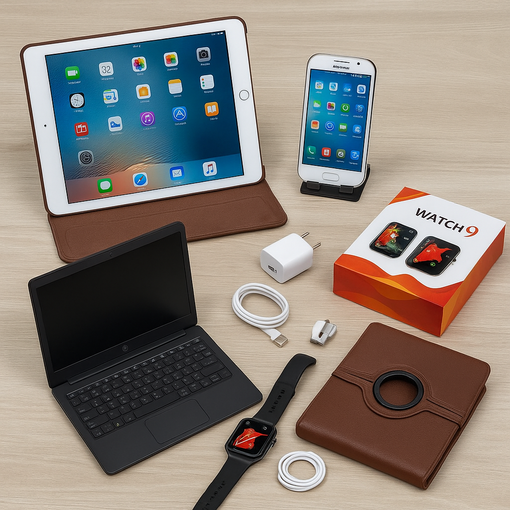 7 in 1 Deal - Laptop , Tablet, Smart Phone, Watch And Accessories